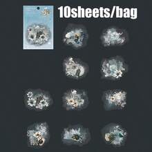 10 coli/autocolante pentru pungă, acele vremuri vechi, autocolante de fundal cu cerneală vintage, accesorii pentru albume, accesorii pentru caiete, rame foto decorative, huse pentru computer și telefon, pahare cu apă, reviste de gunoi, penare, autocolante decorative pentru birou, autocolante pentru sezonul de întoarcere la școală, rechizite școlare