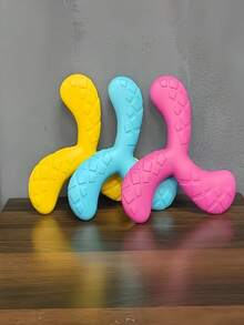 1 Interaktives Haustier-Spielzeug - Strapazierfähiges EVA-Material, schwimmende Drei-Blatt-Dart-Konstruktion, Spielzeug für kleine und mittlere Hunde, Hundenspielzeug, Outdoor-/Strand-Interaktionsartikel