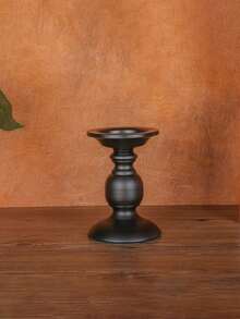 复古锻铁烛台装饰品黑色 1 件、万圣节、恐怖、秋季、冬季、假日、节庆、房间装饰、礼物 - 黑色 - 查看 8