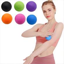 TPE 6CM Fascia Ball Deep Tissue Muscle Relaxation Exercise Sports Fitness Yoga Massage Trigger Point Stress Pain Relief