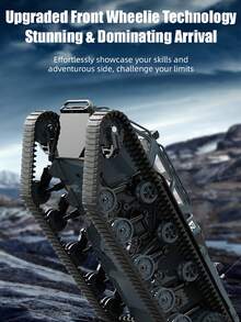 新款 C8812 高速漂移履带式越野车，（13 种可切换照明模式 + 可移动翼门），2.4G 遥控旋转特技履带式坦克玩具，送给男孩的绝佳生日礼物 - 彩色 - 查看 10