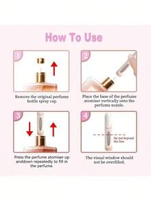 1 Piece Of 5ml Perfume Refillable Bottle For Travel, Portable Mini Spray, Unique Pattern Empty Perfume Bottle, Dating Perfume Supplement/Daily Sub Packaging Perfume/Pure Dew Package, Birthday Gift For Family And Friends! - 彩色 - 查看 7