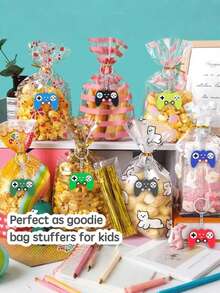 10 件/5 件/1 件 - 游戏手柄派对礼品、游戏控制器钥匙扣、生日派对用品吊坠装饰、男婴女婴礼物纪念品奖励礼品袋填充物，6 种颜色 - 彩色 - 查看 4