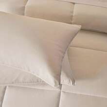 5/7pcs Simple And Stylish Embossed Bed Comforter Set, 100% Microfiber Soft Breathable Summer Bedding Set, Comfortable And Durable, Include 1 Comforter+1 Flat Sheet+1 Fitted Sheet+1/2 Pillowcases+1/2 Pillowshams,All-Season, Bed In A Bag, Room Decor, Best Gift - Khaki-BZ01 - Xem 8