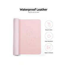2/4/6pcs PU Placemat Set, Suitable For Indoor & Outdoor Kitchen Dining Table, Washable & Heat Resistant, Wipe Clean Placemats & Coasters, Applicable For Camping, Holiday, Wedding, Party - Multicolor - View 26