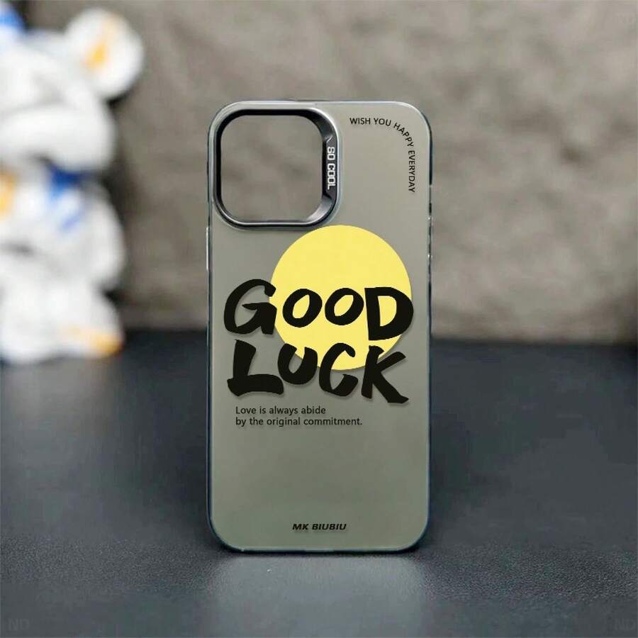 Adecuado para funda de teléfono Apple 13 Mini XR / Pro / 16 New Max TPU 12 Trendy 14 Cubierta Protectora Plus Retro 15 Personalizada 8 Simple 11 Pareja XS Moda - Colores mixtos - Ver 1