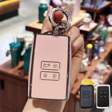 钥匙扣套、钥匙包套适用于雷诺 Captur、Koleos、Kadjar、Arkana、Megane、Dacia Duster、Sandero、Stepway 和智能遥控器钥匙扣圣诞礼物 - 彩色 - 查看 14