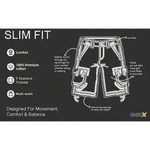 Knee Length Classic Fit Multi Pocket-V1-NNAMA Valentine's Day PHKY - 隱藏式按扣口袋 - 橄欖迷彩 - 查看 6