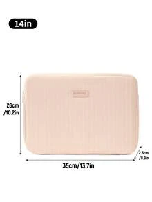 Cute Macaron Color Corduroy Laptop Bag For Girls, Soft Padded Notebook Sleeve Case, 13/14 Inches 15/15.6 Inches Portable Computer Pouch Laptop Case Laptop Bag For Ladies Suitable For School, Office, And Commuting Back To School Stuff Bag Autumn University Essentials Laptop Bag For Women Mac Book Case Laptop Sleeve