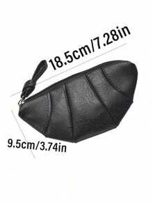 Minimalist Necklace Coin Purse, Niche Texture Croissant Bag, Women's Halter Large Capacity Coin Purse, Multifunctional Minimalist Bag - Multicolor - View 4