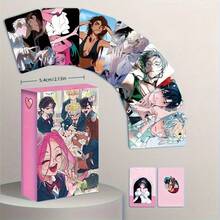 55pcs Anime Alien Stage Collection Cards - High Definition Double-Sided Printing, Vivid Character Design, Suitable For Collection And Decoration, Ideal Gift For Anime Fans, Anime Cards, Anime Accessories - Multicolor - View 4