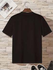 Camisetas femininas,Carnaval Cartoon & Letter Casual T-Shirt, Crew Neck Short Sleeves Slight Stretch Sports Tee, Women's activewear & Music Festival graphic