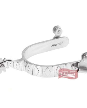 Espora Metalab 239051 Stainless Steel Brushed Diamond Trims Spurs Level 2