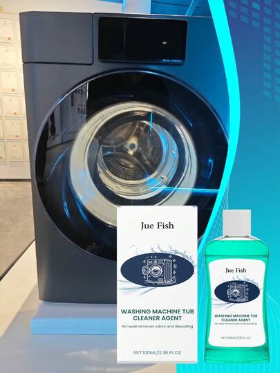 Limpiador de lavadora - Apto para todos los modelos, elimina manchas, desodoriza, fórmula de bajo espuma que protege el tambor interior