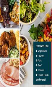 Cathy Yoder'S Air Fryer Cheat Sheet Set, Air Fryer Accessories, AirFryer Cooking Guide Magnetic Cheat Sheet, AirFryer Cook Times Chart Magnet With Temperature, Internal Food Temp For 80+ Popular Foods - 白色 - 查看 5