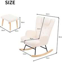 Baby Gleiter, Ottomanen & Schaukelstuhl