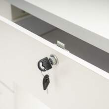 YUNRUX Vanities & Vanity Benches - White - View 4