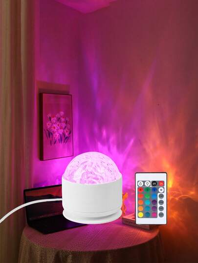 1개 웨이브 라이트, 오로라 프로젝터 램프 - USB 전원, 침실 및 거실 장식을 위한 로맨틱한 분위기, 크리스마스, 발렌타인데이, 결혼식 및 생일 선물, 로맨틱한 분위기, 현대적인 장식, 크리스마스, 크리스마스 장식, 크리스마스 홈 장식, 방 장식, 침실 장식, 크리스마스 조명, 선셋 램프, 조명, 램프, 할로윈 장식, LED 조명, 디스코 볼, 생일 장식, 파티 장식