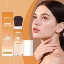 Polvo fijador protector Zephoco, protección suave, control de grasa natural y duradero, polvo fijador diario y portátil. - 1 - Ver 2