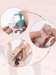 30ML (1Oz) PU Hand Sanitizer Holder With Tassels And Keychain, Portable Keychain, And A Convenient Hand Sanitizer Bottle Keychain. - Multicolor - View 7