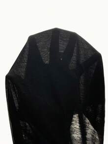 Men's Solid Color Crew Neck Short Sleeve T-Shirt - Black - View 5