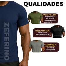 Men's Dryfit Shirt Casual Training Gym Sports - 軍綠色 - 查看 2