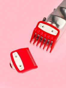 2 件套理发器限位梳 1.5 毫米 + 4.5 毫米，沙龙理发器尺子套装，适合男士渐变发型，适用于 8148 8504 - 彩色 - 查看 3