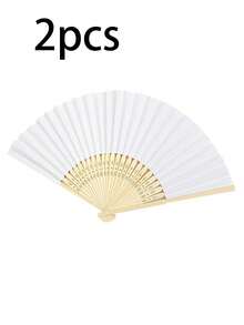 1 cái/2 cái/6 cái/12 cái/24 cái Quạt gấp, Quạt giấy cầm tay màu trắng, Quạt tre, Quạt gấp đám cưới màu trắng, Quạt cầm tay có thể gấp lại, Quạt thủ công màu trắng để tự làm, Quạt cầm tay màu trắng cũ có thể tự làm Quạt giấy gấp lại được cá nhân hóa cho tiệc mừng em bé, Vật dụng cầm tay cho tiệc cưới, Quạt cầm tay Quà tặng trang trí Quạt cưới Quạt cầm tay - trắng - Xem 13