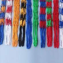 1 件/2 件 120 厘米干草袋、慢速喂食袋、耐用且易于使用的网状设计马喂食器、干草网、慢速喂食网、网袋、干草袋、长干草网、马慢速喂食网、稳定用品，适用于农场和牧场马、驴、牛和羊 - 彩色 - 查看 6