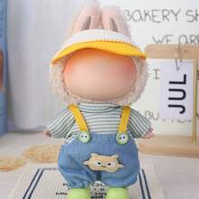 Ropa de muñeca de 6.69 pulgadas, compatible con Labubu, 1 juego de decoración adecuado para muñecas de 6.69 pulgadas, accesorios lindos de BuLabu, para jugar y exhibir (zapatos y muñecas no incluidos)