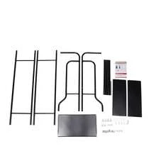 KingnetStore – Bathroom Shelf Above The Toilet | Toilet Furniture And Washing Machine Shelf | Storage With 3 Waterproof Shelves With Hooks And Towel Bar | Space-Saving Organizer For The Bathroom | White - 白色 - 查看 5