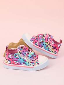 GENGASUN 1 szt. Dziewczęce buty codzienne z nadrukiem w kształcie kreskówki, modne buty codzienne na jesień