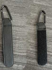 1PC PU Leather High Load Capacity Stroller Hook; Deluxe Universal Stroller Hook Accessories; Portable Carriage Bag Storage Stroller Clip, Premium Stroller Hook; High Load Universal Stroller Hook Accessories; Portable Stroller Bag Storage Stroller Hook, Faux Leather Stroller Hook, Multi-Functional And Durable Bag Rack, Convenient For Shopping And Traveling, The Perfect Gift For Parents. (Color Style Random) - Multicolor - View 9