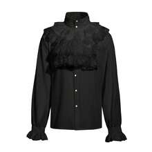 Men Cosplay Clothing - Black - View 1