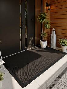 Multi-Functional Easy-To-Clean PVC Rubber Doormat With Elastic Mesh, Non-Slip Waterproof, Suitable For Indoor And Outdoor Use, Available In Multiple Sizes, Christmas Decor Kitchen Rug