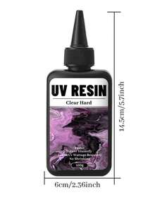 透明 UV 树脂套装 - 100 克至 500 克规格，高光泽环氧树脂，适用于珠宝制作、铸造和涂层、DIY 工艺品和艺术用品、树脂、工艺品 - 無色 - 查看 2