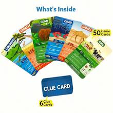 What! Animal World Trivia Card Game, Educational, Knowledge & Skill Challenge, Suitable For Ages 14+, Colorful & Vivid Wild Animal Illustrations, Ultimate Animal Guessing Game For Family Gatherings & Friend Parties, Travel-Friendly Strategy Game, Game Night, Perfect Gift For Animal Lovers, Christmas Gift - Multicolor - View 8