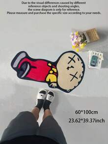 1 tấm thảm hình nhân vật anime siêu ngầu, mềm mại, thoải mái, chống trơn trượt, có thể giặt được, phù hợp cho phòng ngủ, phòng khách, phòng học, sảnh, vật dụng không thể thiếu cho người hâm mộ anime, cũng là một món quà sinh nhật tuyệt vời và thảm trang trí ngày lễ. - Đỏ - Xem 16