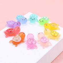 50 sztuk lampek nocnych 3D z motywem żółwia i niespodzianek – wyjątkowe rękodzieło DIY i prezenty na imprezę (losowe)