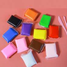 Colored Elastic Clay Moldable Dough Pack + Molders - Multicolor - View 2