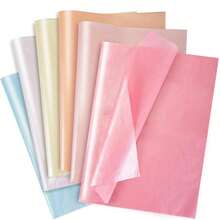 30/35/60/75/100/120/200/400 张薄纸用于礼品袋，彩色薄纸用于礼品袋，12 种颜色混合，包装薄纸，彩虹薄纸用于礼品袋婚礼生日艺术工艺派对装饰 - 彩色 - 查看 15
