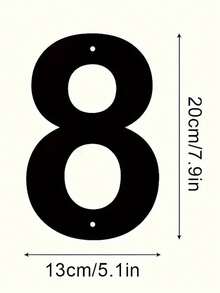 1PC 0-9 Free Combination House Number, Metal Address House Numbers, Home Address Number Plate, Wall-Mounted Home Decoration For Entrance Garden Outdoor Garage Door, Metal Wall Art, Thanksgiving Christmas Gifts Christmas Decorations Room Decor