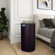 1 pieza Cubo de basura redondo multifuncional universal para cocina/hogar/oficina/viajes al aire libre, también sirve como bolsa de almacenamiento y cesto de ropa sucia - un gran ayudante para la organización