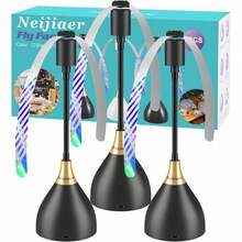 4PCS Fly Repellent Fan For Table – Portable Foldable Fly Blower For Outdoor BBQ Picnic Camping, Battery Or Type C Powered, Soft Stop Silent Blade For Patio Dining, Fathers Day Gift For Grill Lover - Black - View 12