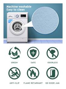 1 件，复古蓬松圣诞树图案地垫，防滑、防油、防水地垫，防尘地垫，适用于厨房、客厅、洗衣房和浴室、房间装饰 - 杏色 - 查看 10