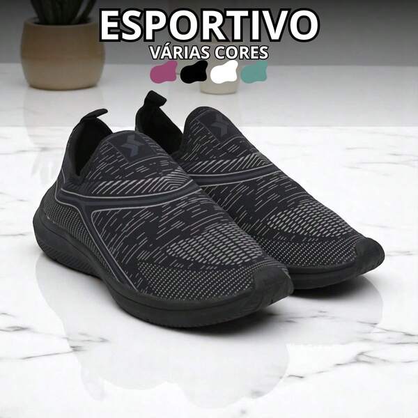 Tênis Meia Feminino Confortável – Leve Macio e Respirável, Perfeito Para o Dia a Dia Com Estilo.