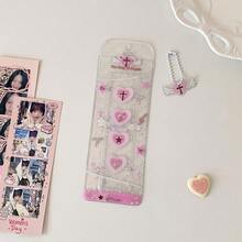 INS风格卡通星星图案透明闪光卡包，偶像收藏相册 - 彩色 - 查看 14