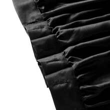 Victorian Ruffle Fabric Shower Curtain, Vintage Handcrafted Bow Tie Bath Curtain For Master Bathroom, Ruched Microfiber Bathroom Curtain With 12 Buttonholes, 72" W X 72" H