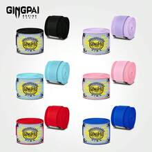 GINGPAI 1.5m/3 Meters/5m Adult & Teenage Boxing Hand Wraps, Elastic Bandage Handwraps For Kickboxing, Muay Thai, Men & Women - Multicolor - View 6
