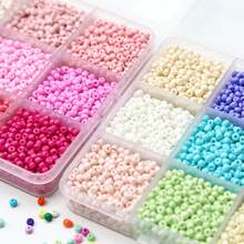 3mm Seed Beads Kit, Assorted Colors Glass Seed Beads Kit For Jewelry Making, DIY Bracelets Necklaces Earring Jewelry Making Supplies, Jewelry Handicrafts